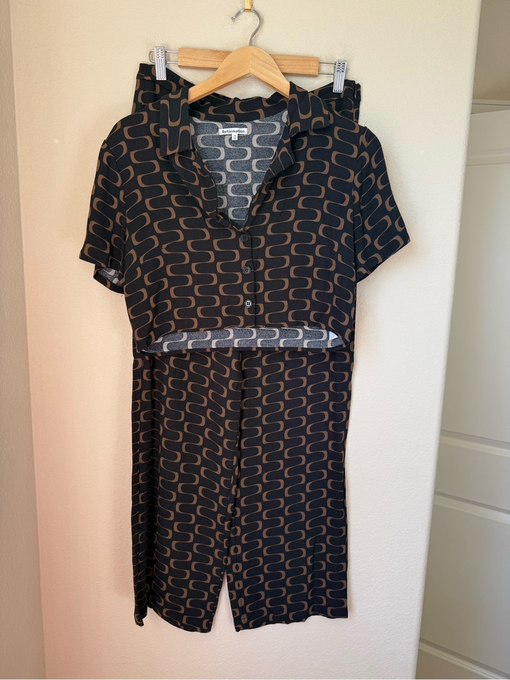 Reformation Noah Two Piece Set Size 10